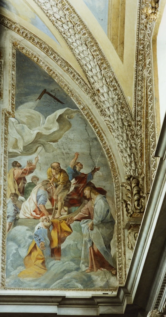  240-Giovanni Lanfranco-San Pietro salvato dalle acque  -Certosa di San Martino, Napoli 